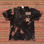 WELL WORN DISTRESSED VINTAGE ACID WASH IRON HORSE MOTORCYCLE TEE Black Size M Photo 0