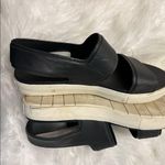 Vince Eres Slingback Matte Black Rubber Sport Sandals Size 5.5M Open Toe Photo 7