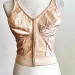 Exquisite Form Longline Bra Tan 36DD Vintage Pin Up Retro Corset Style Bustier Size undefined Photo 0