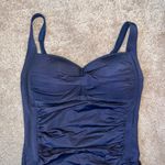 Bondeye Swim Navy Blue Eco Essentials Twist Front Multifit One Piece Size 6 Photo 2