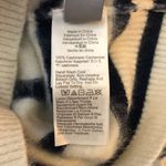 J.Crew  Brushed Cashmere Fitted Cardigan In Stripe Navy Blue White XXS Photo 3