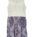 Speechless Juniors' Lace Print Skater Dress Size 1 Photo 2