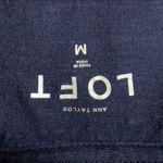 Ann Taylor  Loft Navy Blue Long Sleeves Lace Sleeves Trim Sweater Photo 10