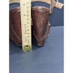 Frye Corrina Campus Platform Brown Leather Y2K Boho Hippie Wedge Heel Sandals 8 Photo 5