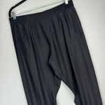 ATM Black 100% Silk Tailored Jogger Pants Sz Large Relaxed Elegance Photo 3