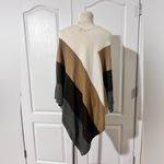 Ellen Tracy Ellen Tracey Colorblock Wool Blend Poncho - sz S‎ Photo 2