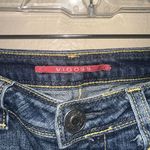 Vigoss Jeans Women's size 3 Dark Wash Denim Yellow Stitch Detail Photo 1