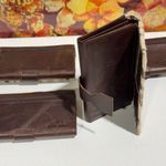 Lot Of 4 Real Handmade Animal Print Fur Leather Loop Closure Wallet/Hand Clutch Photo 5