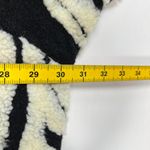 Farm Rio NWT  Wool Blend Wild Hearts Tie-Belt Fleece Coat Size XL Black White Photo 13