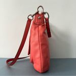 Coach  Kirstin Coral Salmon Pink Leather Hobo Shoulder Bag Photo 4
