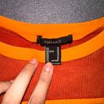 Forever 21 Surfer Vibe Orange Baby Tee Photo 2