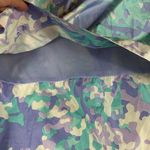 Lauren James  Women's Pink/Purple/Green Camo 1/4 Zip Rain Jacket, Size Medium Photo 6