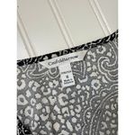 Croft & Barrow  Black & White Paisley Sleeveless Midi Dress Cotton Plus Size 16 Photo 5