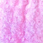 Cato Collection Pink Textured 3D Floral Rosette Skirt. Photo 2