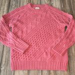 H&M Cable knit sweater Rose pink small New St John’s Bay soft warm cozy NEW Photo 0