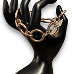 Victoria's Secret Rhinestone Angel Wing Link Bracelet Photo 1