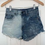 Lucky Brand Two Tone Bleach Splatter Denim Shorts Photo 0