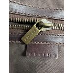 CELINE Hobo Purse Brown Leather XL Vintage Photo 8