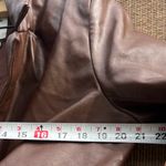 Abercrombie & Fitch  Brown Vegan Leather Blazer Jacket Women’s Sz M Photo 10