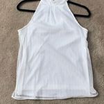 White House | Black Market HALTER NECK OVERLAY BLOUSE WHBM Photo 0