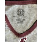 Boys Scout Of America‎ Gray/Burgundy 3/4 Sleeve Reglan Tee Size M Women's Gray Size M Photo 4