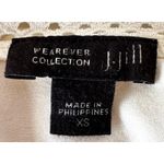 J Jill Dress XS Extra Small Cream Work Casual Church Open Cut Neck Hemline Size undefined Photo 11