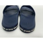 Crocs  Crocband III Slide Sandals 205733 Women’s 9 Men’s 7 Navy Blue Slip On Photo 4