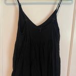 Tobi Black Boho Beach Girly Crochet Romper Photo 1