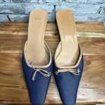Coach EUC Denim Mules Penelope IN BOX Size 10B Photo 2