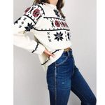 Vintage Fair Isle Crewneck Sweater | Size M White Size M Photo 8