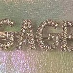 Stunning “Engaged” Rhinestone Hair Clip Hair Pin Silver Photo 1