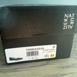 Naturalizer  Vivienne Flat Black Leather Size 9 1/2 Ballet Flats Round Almond Toe Photo 1