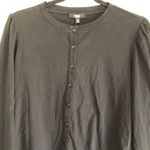 Paige  Caliban Top - long sleeve cotton button placket size medium Photo 3