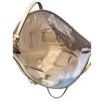 Coach Beige Pebbled Leather Prairie Satchel Photo 5