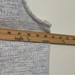 J.Crew  Textured Tank Top with Scallop Trim Blue Size XL Blue Tweed Photo 5