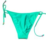 Wild Fable Women's Green Beaded Side-Tie Cheeky Bikini Bottom - Size XS - NWT Photo 6