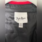 New Sky to Moon Red and Black Plaid Jacket Size M Photo 2