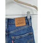 Levi's Levi’s Premium Denim Ribcage Jean Shorts Women 24 Blue Button Fly Preppy Western Photo 5