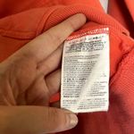 Vans bright orange hoodie women's size small cotton sweater casual FLAW Photo 6