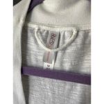 Gillian O'Malley White Lightweight Robe with Tie Belt, Size M Size M Photo 2