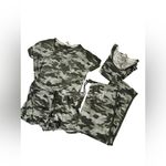 Lucky Brand  4 Piece Women's Green Camouflage Loungewear Set. Size L Photo 15