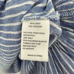 Trovata Birds of Paradis Ari Midi Dress Regatta Striped Blue White Linen Size XS Photo 10