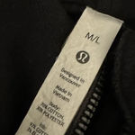 Lululemon  Black Scuba Half-Zip M/L Photo 3