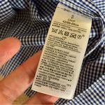 Banana Republic NWT Blue & White Check Pinafore Top S Photo 6