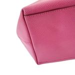 Coach  Leather Crossgrain Mini Street Tote in Silver Sunset Red (Pink) Photo 7