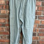 Vanilla Star Jeans Vanilla Star womens pull on smocked cargo jogger pants green small Photo 4