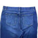 Betabrand Womens XL Petite Yoga Denim Jeans Medium Wash Straight Leg Photo 7