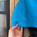 Nike  dri-fit sports bra logo sky blue tank workout top neon Photo 5