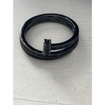 Size 7‎ black Nail Ring Rhinestones Band Fashion Jewelry Photo 4