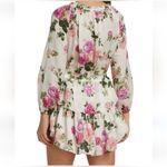 Love Shack Fancy NWT  Popover Dress in Rose ballet Blush Venetian floral silk XL Photo 4